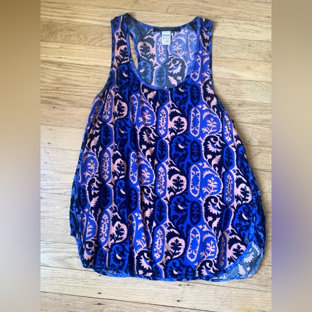 Scotch and Soda women’s/youth small tank top like new- boho pattern